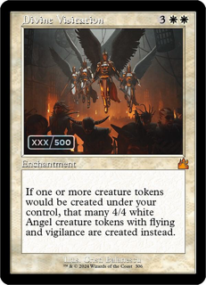 Divine Visitation (Retro Frame) (Serial Numbered) - Ravnica Remastered (Rvr)