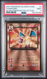 2021 POKEMON CELEBRATIONS ULTRA-PREMIUM COLLECTION 4 CHARIZARD PSA 9