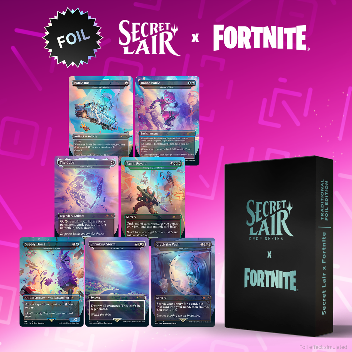 Secret Lair Drop: Secret Lair X Fortnite - Traditional Foil Edition