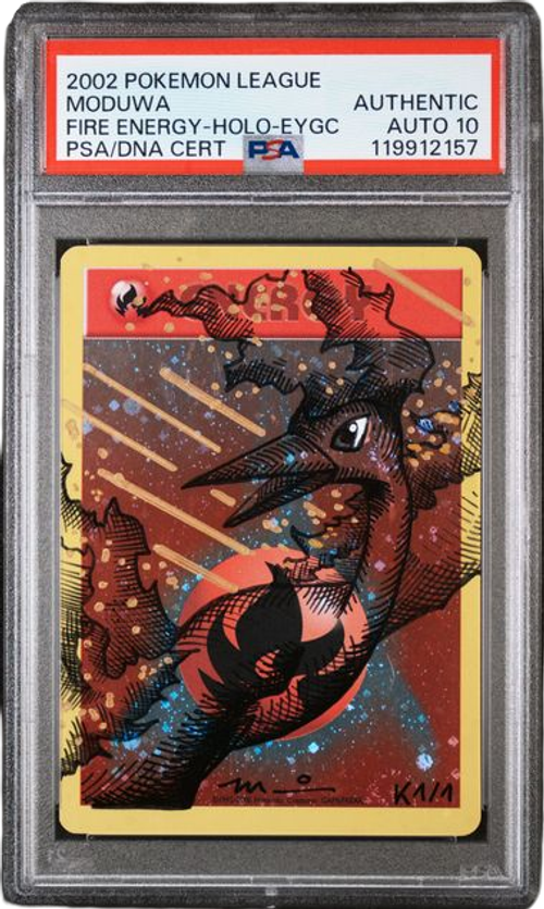 PSA Auto 10 Moduwa Moltres Fire Energy-Holo