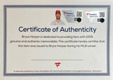 Bryce Harper Signed Pair of Game Issued Phillies Under Armor Cleats Fanatics