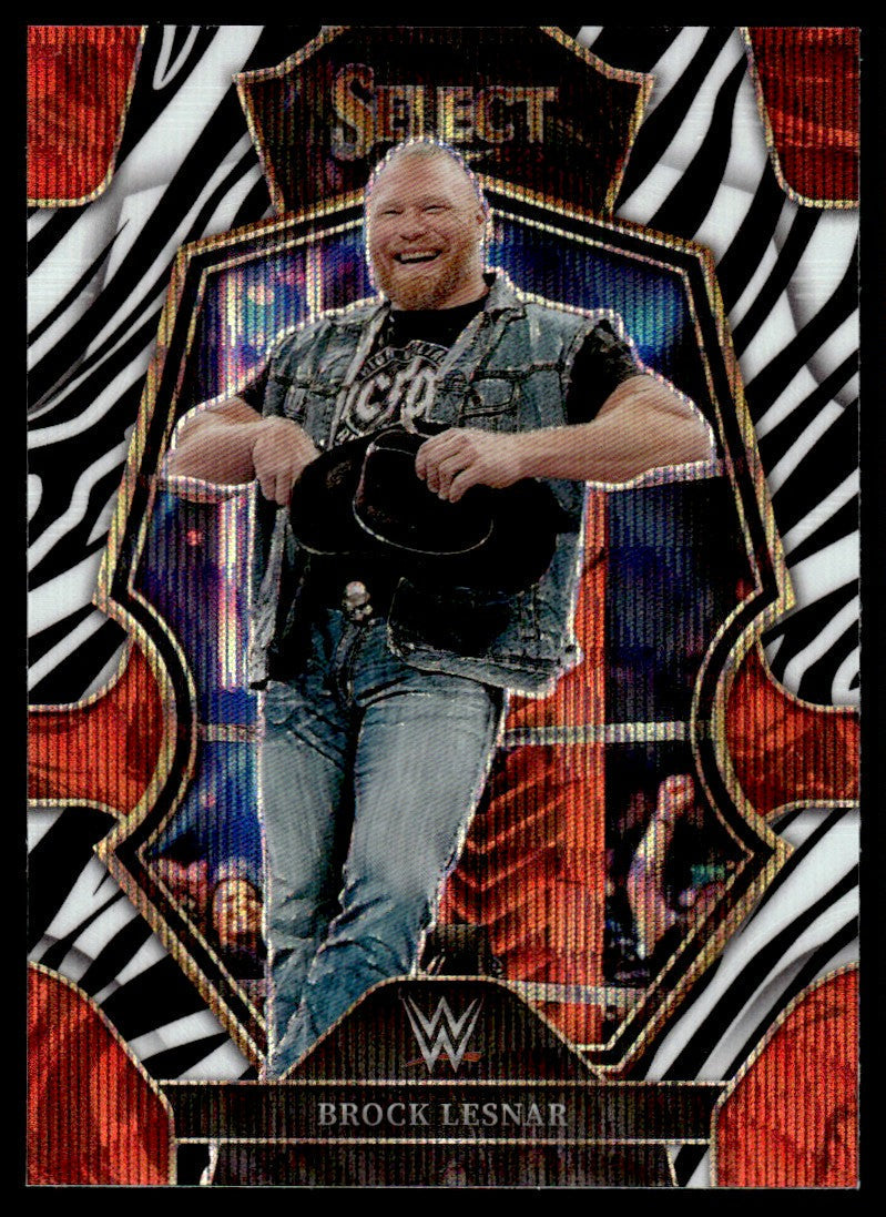 2023 Panini Select 109 Brock Lesnar Premier Level Prizm Smackdown