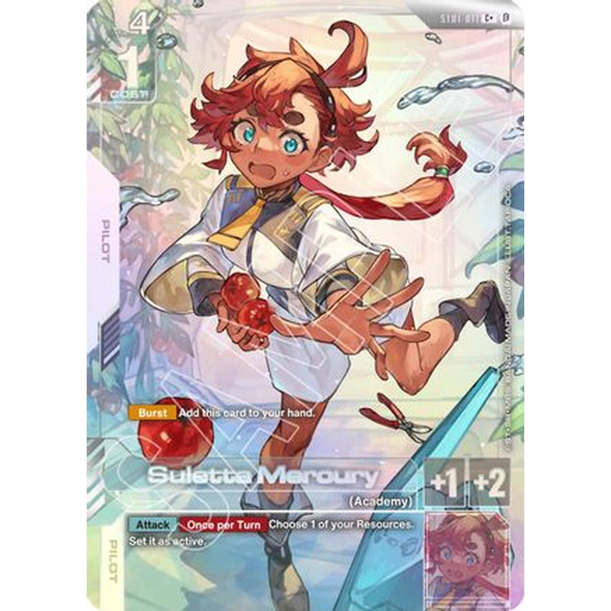 Suletta Mercury (C+) (St01-011) [Edition Beta] Holofoil