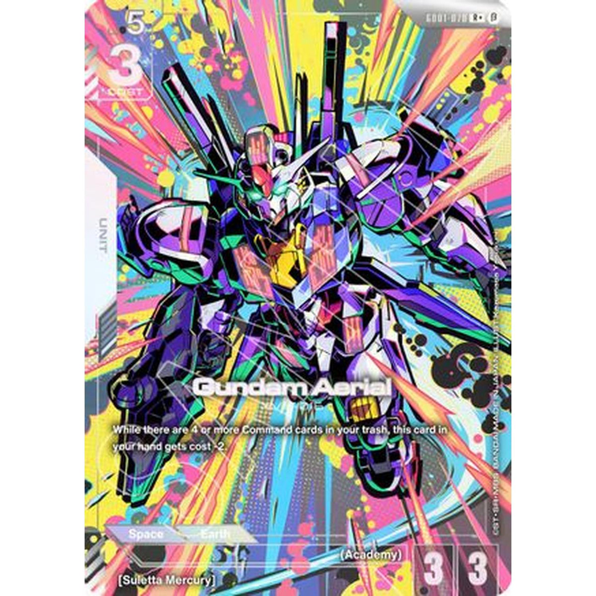 Gundam Aerial (R+) (Gd01-070) [Edition Beta] Holofoil