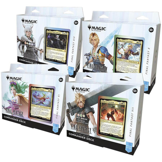 Final Fantasy - Commander Deck: Collector's Edition Display