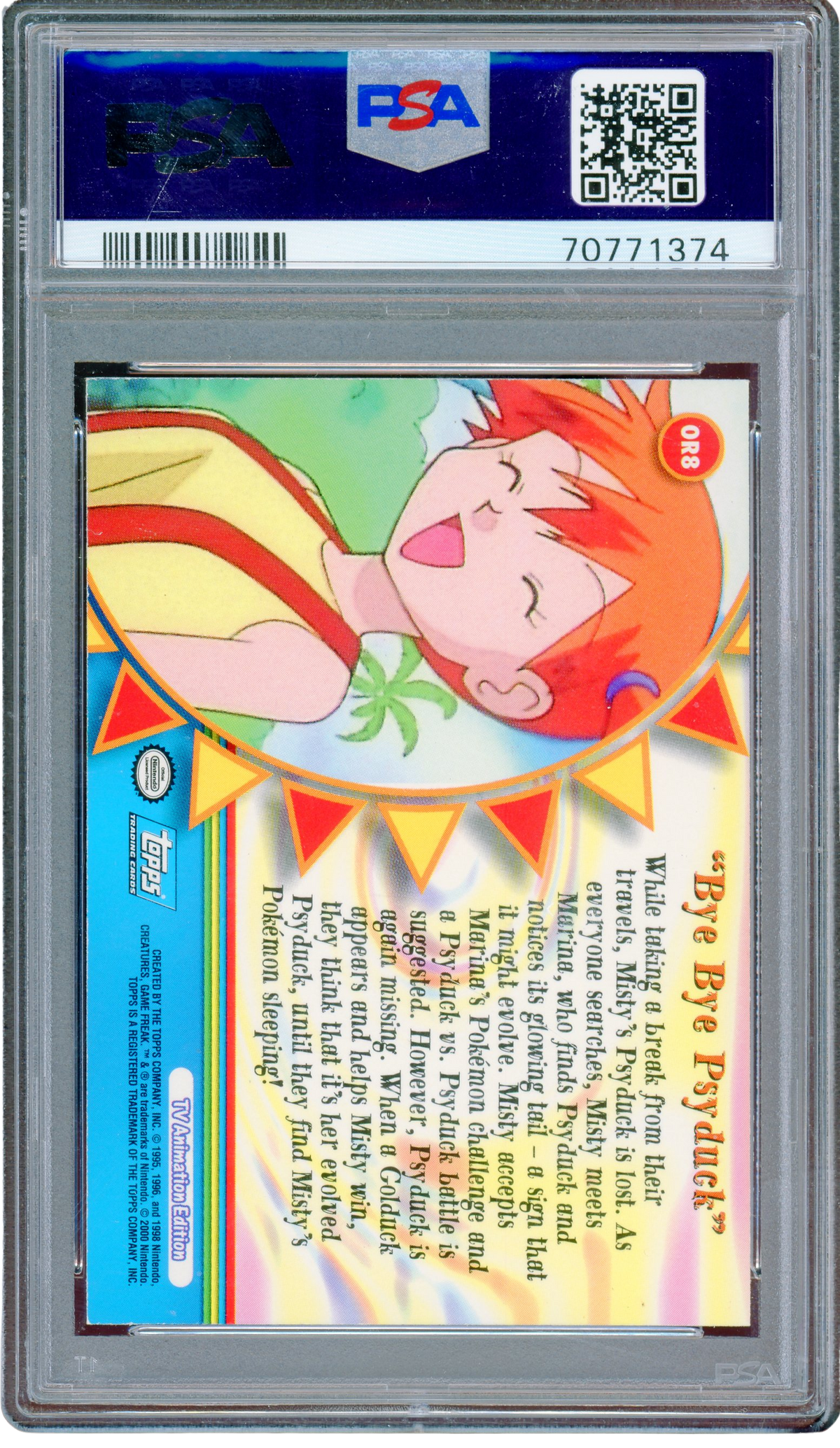 PSA 8 Bye Bye Psyduck 2000 Topps