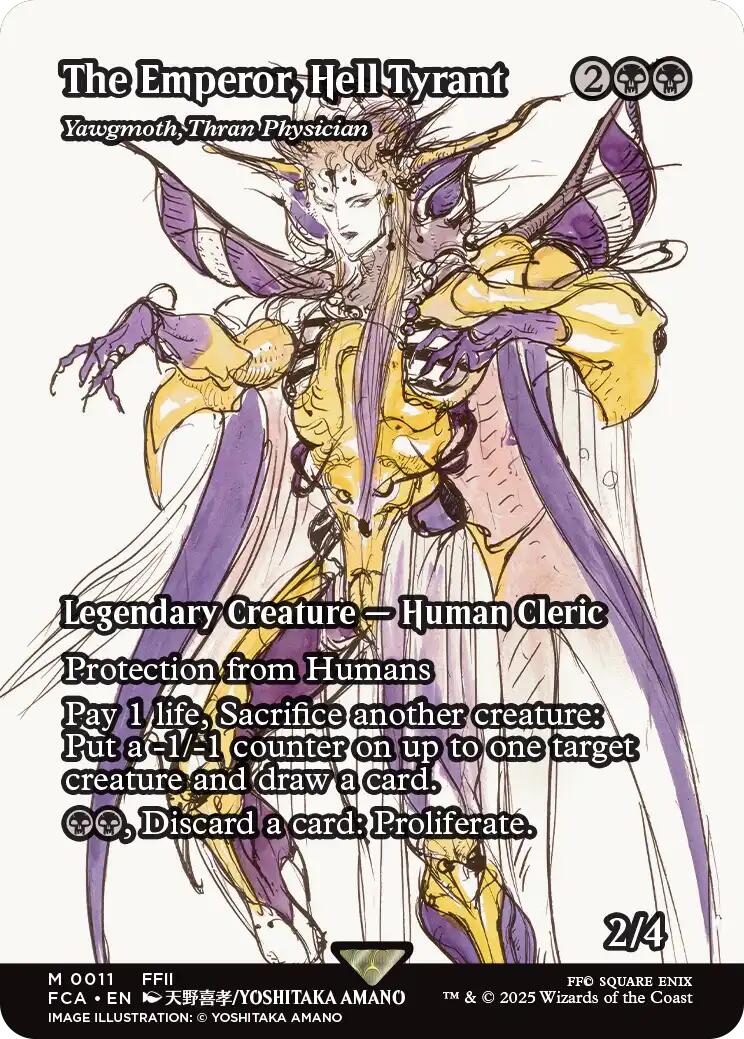 The Emperor, Hell Tyrant - Yawgmoth, Thran Physician (Showcase) [Fca - 11]