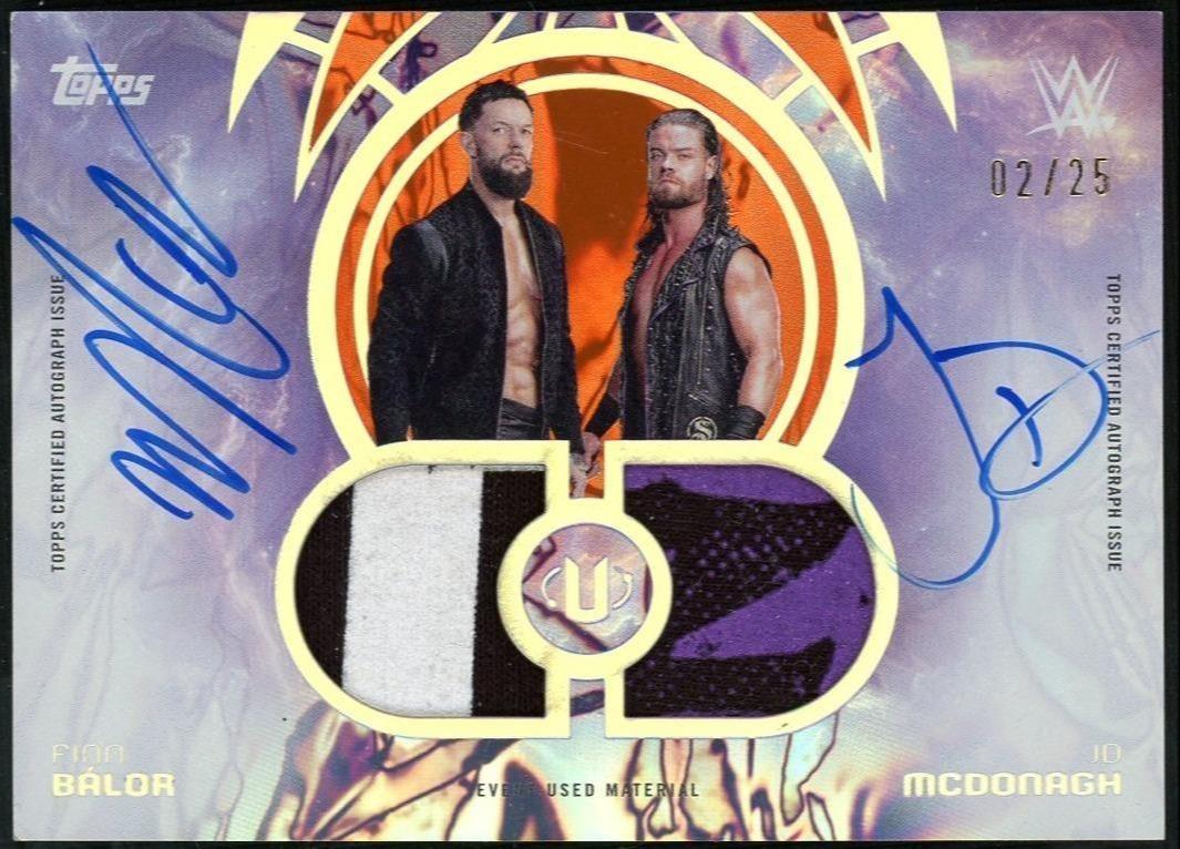 2025 Topps Universe Wwe Finn Balor & Jd Mcdonagh Tag Team Auto /25