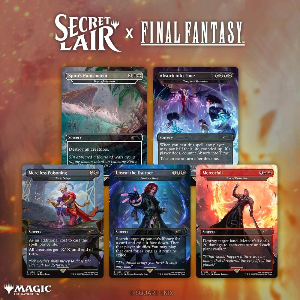 Secret Lair X Final Fantasy: Game Over - Non Foil Edition
