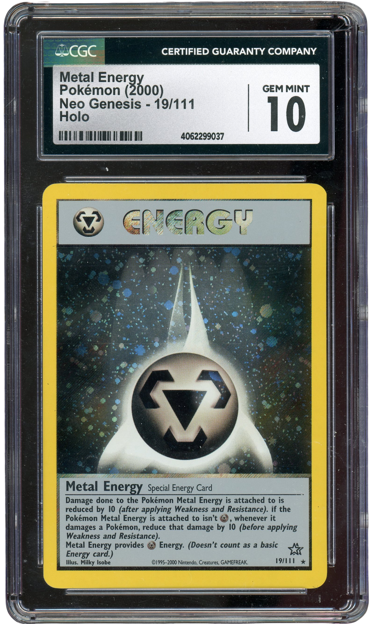 CGC 10 Metal Energy Neo Genesis Holo
