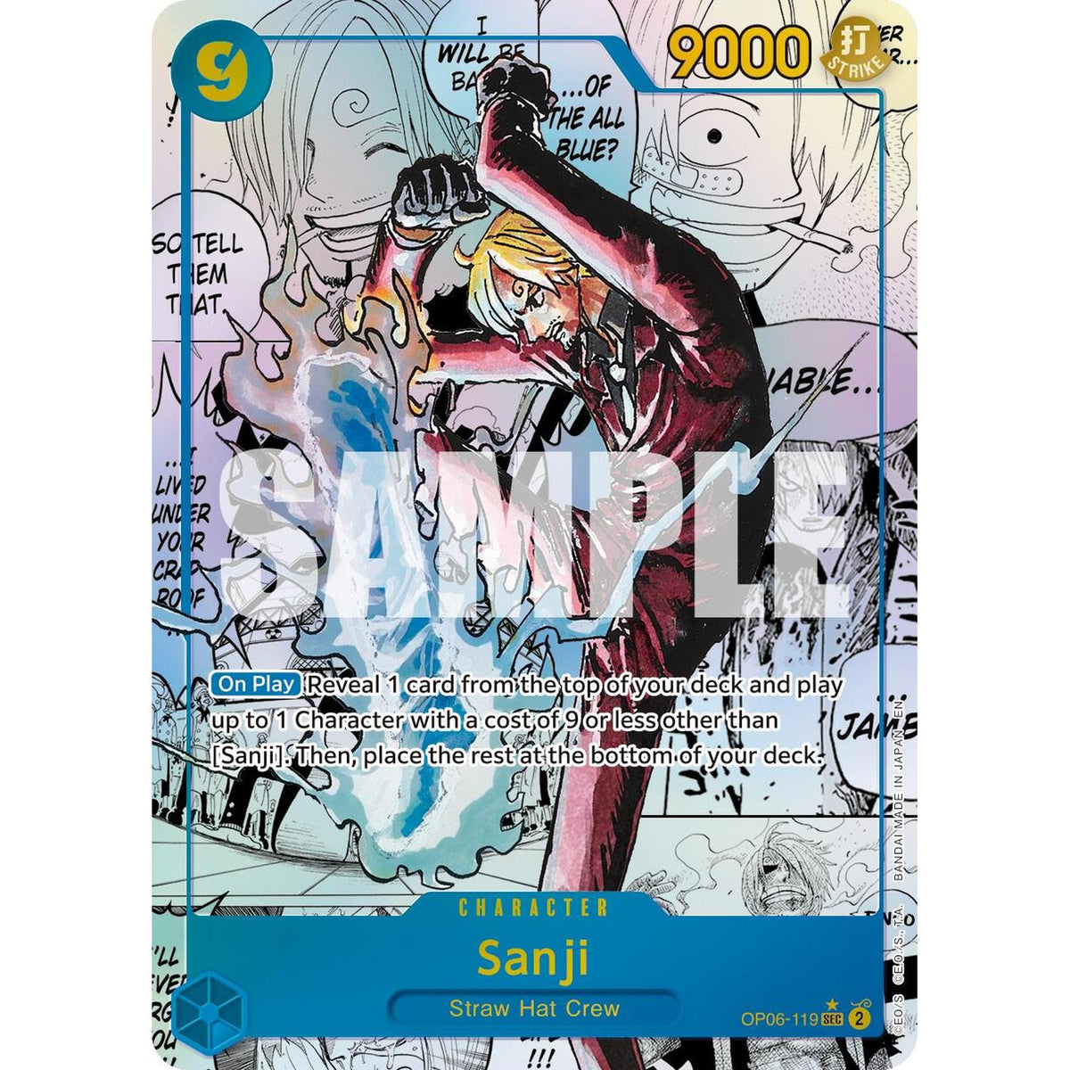 Sanji - Op06-119 (Manga) (Op06-119) [Premium Booster -The Best- Vol. 2] Foil