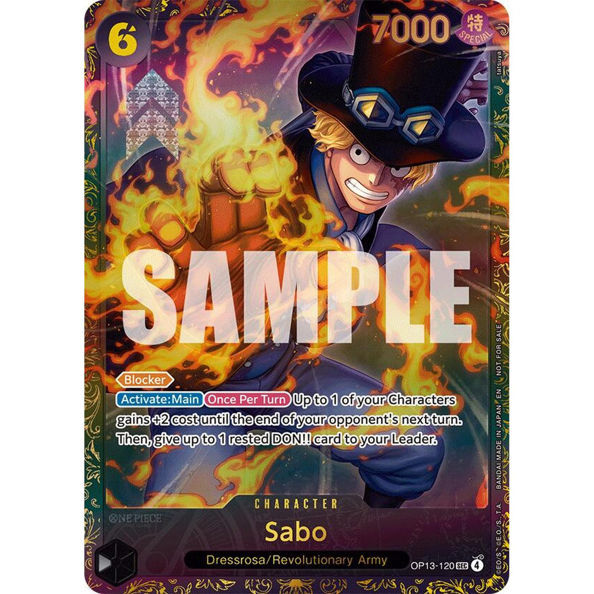 Sabo (Store Treasure Cup 2025) (Op13-120) [One Piece Promotion Cards] Foil