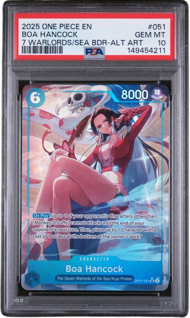 PSA 10 Boa Hancock 7 Warlords Of The Sea