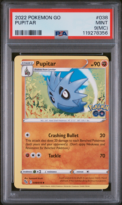 PSA 9 Miscut Pupitar