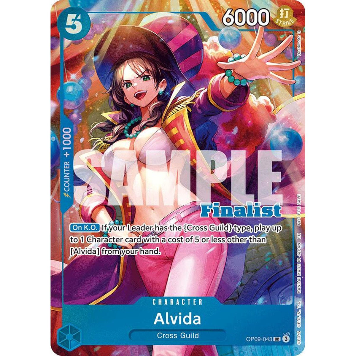 Alvida (Cs 25-26 Finalist Card Set 2) (Op09-043) [One Piece Promotion Cards] Foil