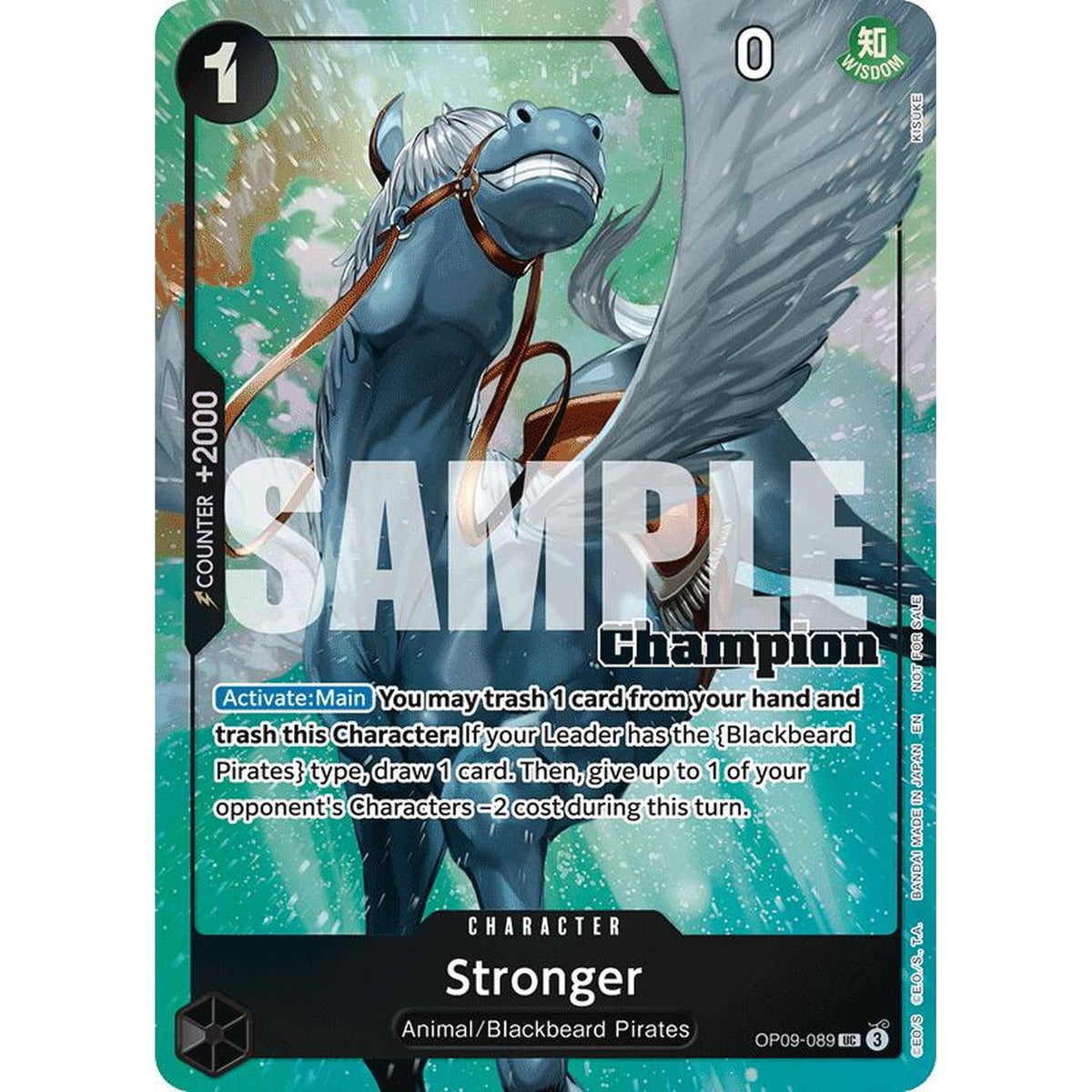 Stronger (Cs 25-26 Winner Card Set 2) (Op09-089) [One Piece Promotion Cards] Foil