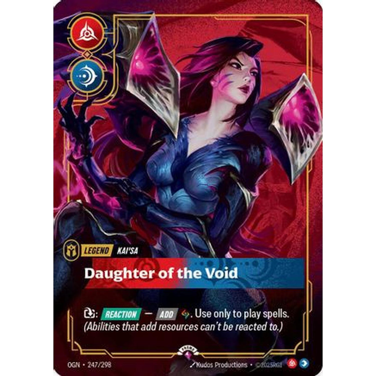 Kai'sa - Daughter Of The Void (Metal) (247/298) [Riftbound Organized Play Promotional Cards] Foil