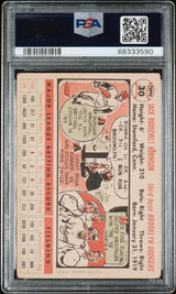1956 Topps #30a Jackie Robinson : White Back PSA 1