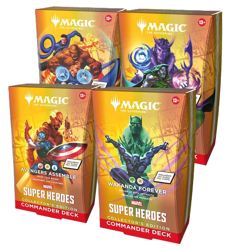Magic: The Gathering Marvel Super Heroes Commander Decks - Collector's Edition