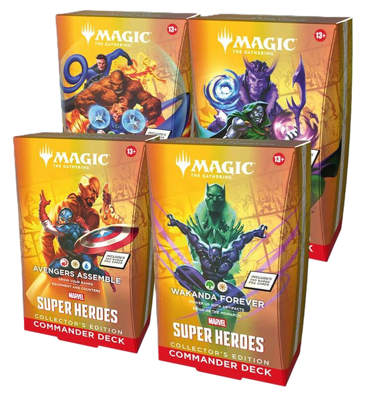 Magic: The Gathering Marvel Super Heroes Commander Decks - Collector's Edition