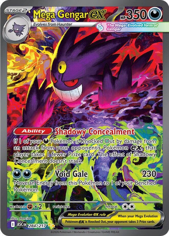 Mega Gengar Ex - 284/217 - Me: Ascended Heroes (Asc)