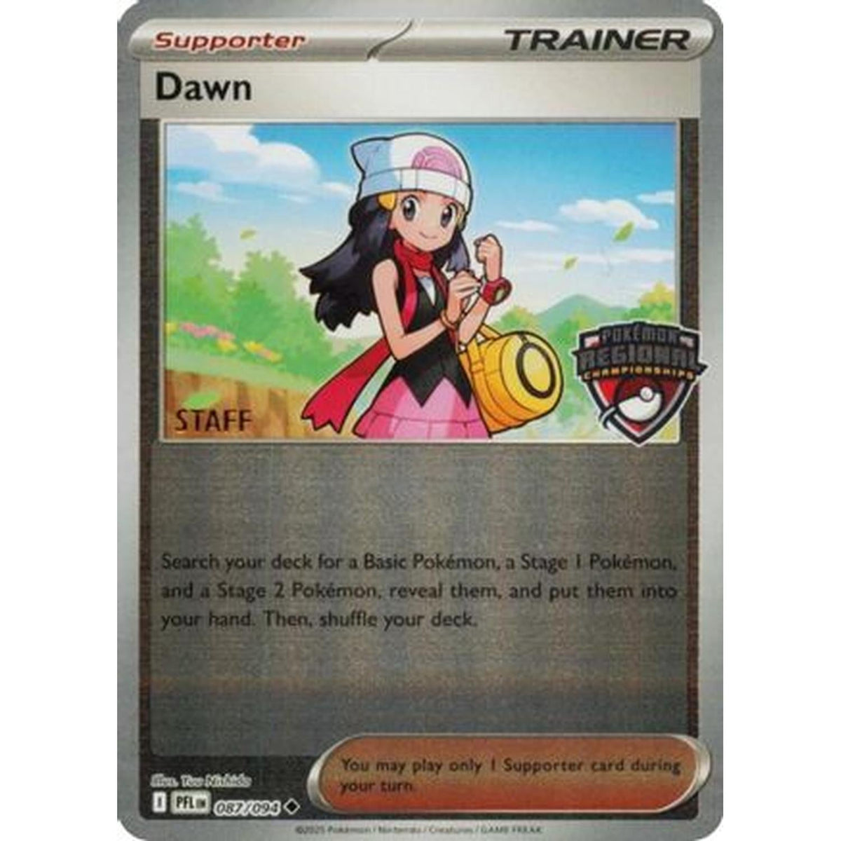Dawn (Regional Championship) [Staff] 087 [League & Championship Cards] - Reverse Holofoil