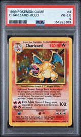 Charizard Holo PSA 4 1999 Pokemon Game #4