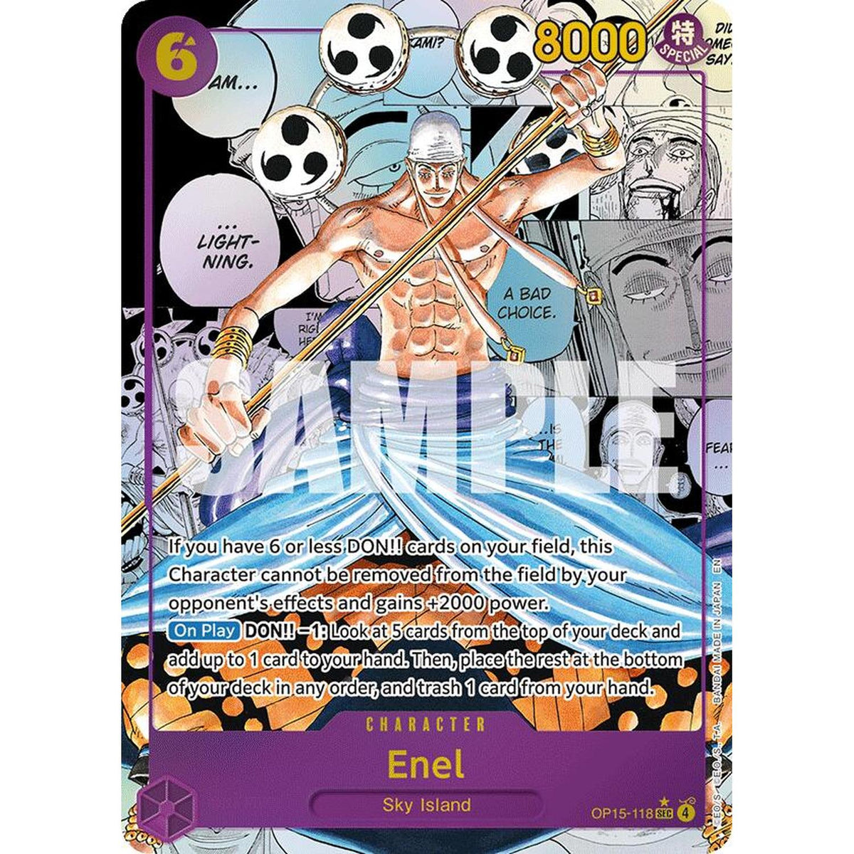 Enel (Op15-118) (Manga) (Op15-118) [Adventure On Kami's Island] Foil