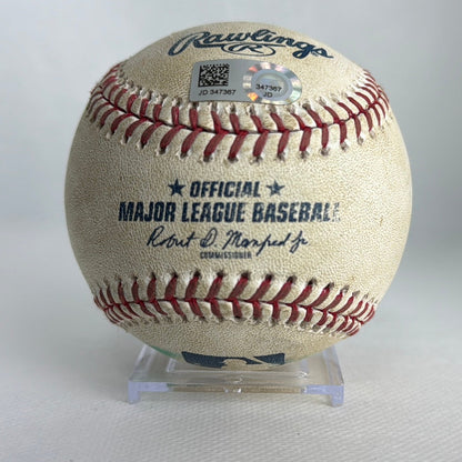 Fernando Tatis Jr. MLB Game Used Double Career Hit 12 Double 3 RBI 8 04/12/19
