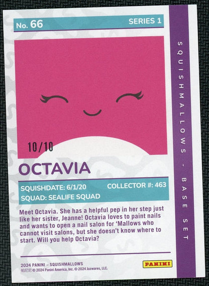 2024 Panini Squishmallows Series One 66 Octavia 10/10