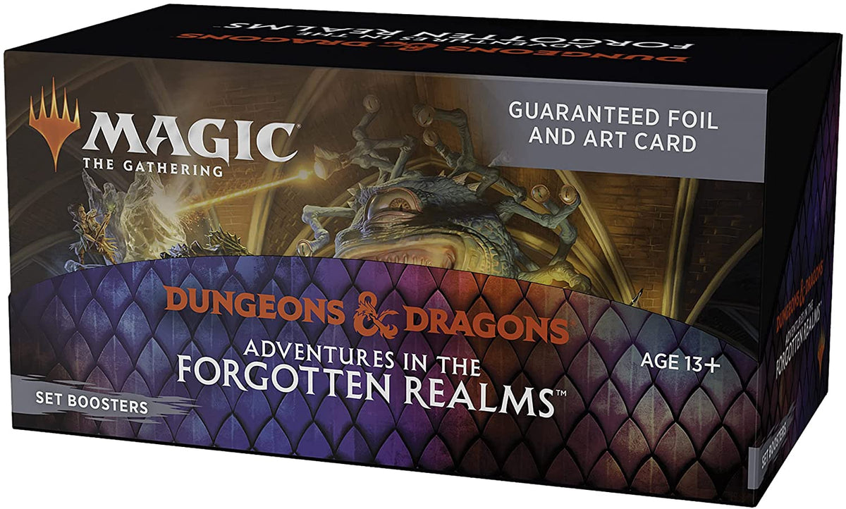 2021 Magic The Gathering Adventure In The Forgotten Realms Set Booster Box