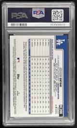 2025 Topps Holiday Chrome Gold Refractor #HC200 Shohei Ohtani /50 PSA 9
