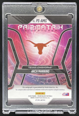 2025 Prizm Black Prizmatrix Blue Shimmer Prizm FOTL #PSAMG Arch Manning Auto /15