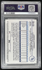 2024 Topps Chrome Sapphire Chrome Gold Junior Caminero RC Auto /50 PSA 10