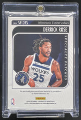 2024-25 Panini Silhouette Specialty Patches Logo Man #SP-DRS Derrick Rose /1