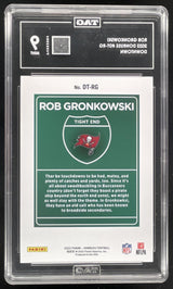 2022 Panini Donruss Downtown! SSP #DT-RG Rob Gronkowski TAG 9