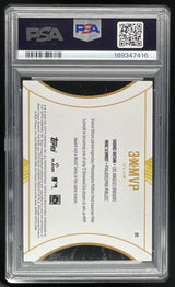 2025 Topps 3-X MVP Dual Subject Red Foil #D5 Shohei Ohtani Mike Schmidt /5 PSA 8