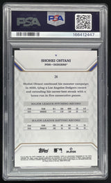 2025 Topps MVP Collection Rose Gold Foil #24 Shohei Ohtani /17 PSA 10