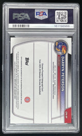 2025-26 Bowman Chrome Prospect Autograph #CPA-DP Darryn Peterson RC Auto PSA 10