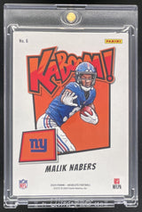 2024 Panini Absolute Kaboom Horizontal #6 Malik Nabers RC SSP