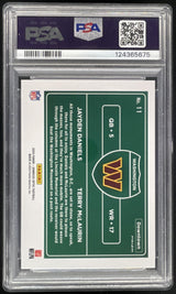 2024 Donruss Optic Downtown Duos #11 Jayden Daniels Terry McLaurin RC SSP PSA 9