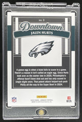 2025 Panini Donruss Downtown! Horizontal SP #3 Jalen Hurts