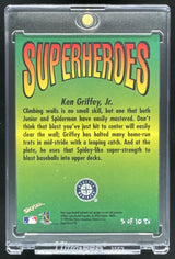 1998 Skybox Dugout Axcess Superheroes #3SH Ken Griffey Jr. Spider-Man