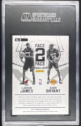 2013-14 Panini Elite Face 2 Face #2 LeBron James Kobe Bryant SGC 10