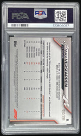 2020 Topps Chrome Formula 1 Purple #6 Max Verstappen Portrait RC VAR /399