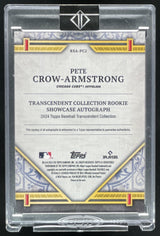 2024 Transcendent Collection Showcase Emerald Pete Crow-Armstrong RC Auto /5