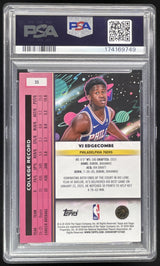 2025-26 Topps Cosmic Chrome Lunar Refractor #35 VJ Edgecombe RC PSA 8