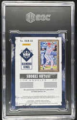 2018 Panini Diamond Kings DK Materials #DKM-SO Shohei Ohtani RC SGC 10