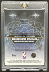 2025-26 Topps Chrome Chromograph SuperFractor #CHR-NC Nique Clifford RC Auto 1/1