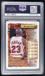 1993-94 Topps Finest #1 Michael Jordan PSA 8